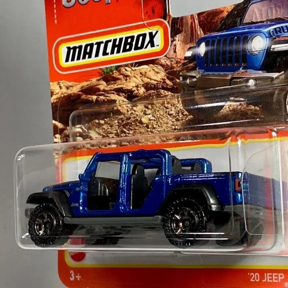 Matchbox Jeep Rubicon '20 Jeep Gladiator 36/100 Blue 1/64 (Short Card)‎ NIP 2022
